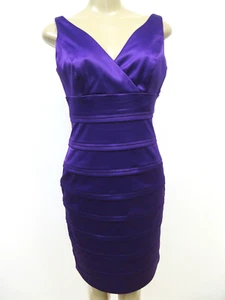 AMERICAN LIVING SHINY PURPLE SLEEVELESS SEXY DRESS SIZE 4 - NWT - Picture 1 of 10
