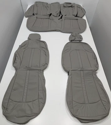 For Hyundai Sonata SE VIN "5" 2020-2023 Gray Leather Seat Covers KR218 - Image 1 of 4