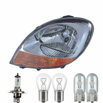 Scheinwerfer rechts Halogen H4 glasklar für Renault Kangoo Express inkl. Lampen - Bild 1 von 4
