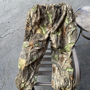 Remington Outdoor Camo Pants Mens XL Realtree Green Hardwoods Hunting Nylon - Picture 1 of 4