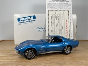 Chevrolet Corvette 1971 edición limitada Danbury 1/24 como nuevo! - Imagen 1 de 15