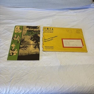 Folleto de viaje de East Michigan 1941 raro y vintage con sobre de correo original - Imagen 1 de 15