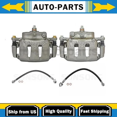 Pinzas de freno delanteras línea de mangueras de freno delanteras para camioneta Nissan D21 Nissan_ Foto 1 de 4