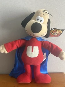 Vtg 1999 Underdog Blue Cape Plush Yes Club Toy Superhero Stuffed Dog 14" Tags - Picture 1 of 3