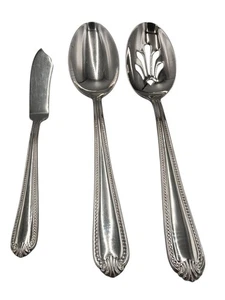 3 Lenox Vintage Jewel 18/10 - Servierlöffel/Buttermesser Konvolut - Bild 1 von 2