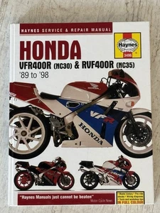 Haynes Manual 3496 - Honda VFR400R (NC30) & RVF400R (NC35), '89 to '98 - Picture 1 of 4