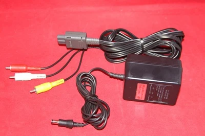 Original Cable for Nintendo AV Famicom, Super Famicom + Power Adapter - Image 1 of 3