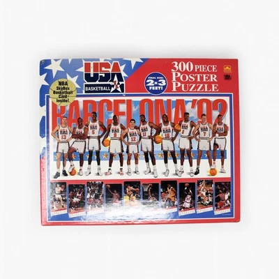 1992 USA Basketball Olympic Dream Team Poster 300 PCs Jigsaw Puzzle Deadstock - Image 1 of 2