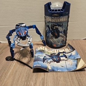 Lego Bionicle Visorak Boggarak (8743) Figure with Canister Missing Parts