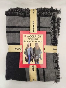 Woolrich schwarz/grau Wendedecke Halstuch - Einheitsgröße - Bild 1 von 4