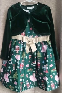 Bonnie Jean, 4T Nussknacker Weihnachtskleid - Bild 1 von 5