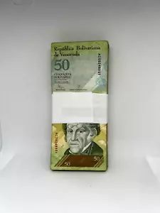Venezuela / 100x 50 Bolivar Fuerte 2011-2015 / Banknote Bundle / Gebraucht,circ. - Bild 1 von 7