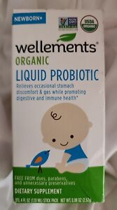 NEW Wellements Newborn Organic Probiotic Drops