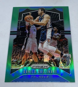 2019-20 Panini Prizm Danilo Gallinari Green Prizm Refractor OKC Thunder #123 - Picture 1 of 2
