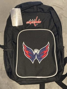 NHL Washington Capitals Hockey Officially Licensed Sports Backpack Black/Red - Picture 1 of 2