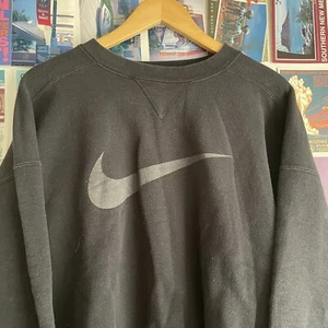 Vintage 90s Nike Youth Large sweatshirt black. - Picture 1 of 3