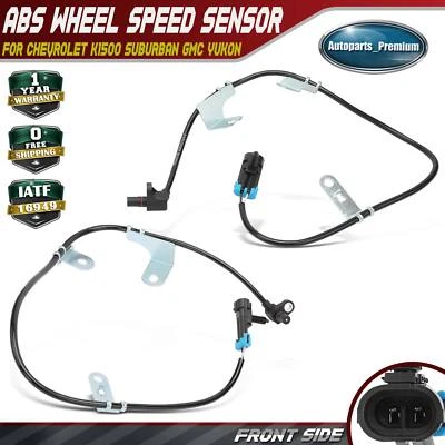 Sensor de velocidad de rueda ABS frontal para Chevrolet K1500 Suburban GMC Yukon 96-97 Foto 1 de 4