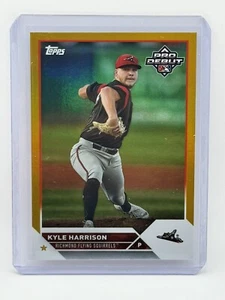 2023 Topps Pro Debut Kyle Harrison Gold Parallel /50 Giants - Picture 1 of 2