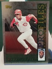 1990 TOPPS BASEBALL PROFILES BARRY LARKIN INSERT