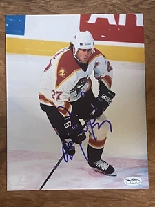 SCOTT MELLANBY AUTOGRAPHED 8X10 PHOTO Florida Panthers JSA PHOTO FILE - Picture 1 of 1