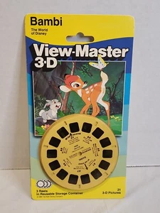 View-Master 3-D Bambi The World Of Disney 3 Reels 1988 New in Original Packaging - Picture 1 of 4