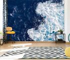 3D Ciemnoniebieskie morze M90 Tapeta Mural Samoprzylepne zdejmowane naklejki Romy