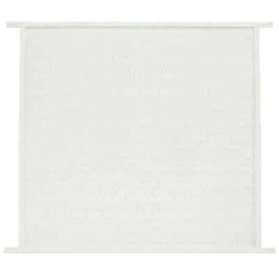 36 in. W x 30 in. Rejilla para mascotas de acero blanco H. Se adapta a la mayoría de las puertas batientes y de patio de 36" Foto 1 de 4