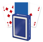 Poker Club F/N Blue Back Playing Cards Deck Poker Size Italy Modiano 301348