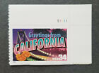 US 2002 Scott # 3565 Greetings From America CALIFORNIA 34c Stamp MNH PN Corner
