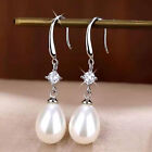 White Pearl Teardrop Dangle Drop Earrings For Women,hook Earrings,jewelry Gifts