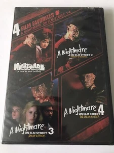 4 Film Favorites - A Nightmare on Elm Street 1-4 (DVD, 2008) Brand New  - Picture 1 of 3