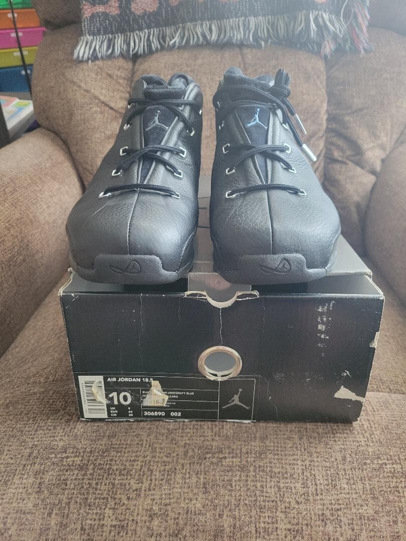 Jordan 18.5 OG White Black Chrome | eBay