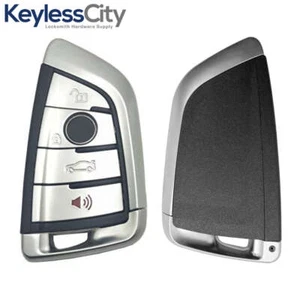 4-Button Smart Key Fits 2014-2019 BMW X5 / X6 /NBGIDGNG1 / FEM / BDC / 315 Mhz - Picture 1 of 4