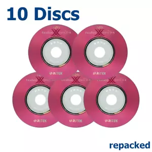 Ritek Mini CD-R 24x 8cm 210 MB Blank CD Recordable Discs 210MB Ritek - 10 Discs - Picture 1 of 1