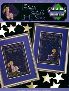 NEW XSTITCH TWINKLE TWINKLE LITTLE STAR CUTE CHARTS!! - Picture 1 of 1