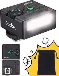 IM30 Mini Camera Manual Flash, Godox Flash for Canon Sony Nikon Pentax Panasoni - Picture 1 of 11