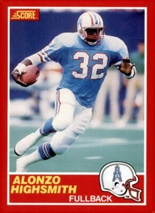 1989 Score - Alonzo Highsmith #186 - Picture 1 of 2