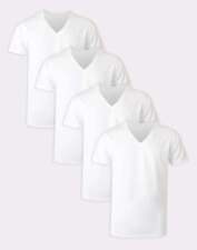 Hanes Men's Ultimate Big Man Cool Comfort FreshIQ V-Neck T-Shirt 4-Pack