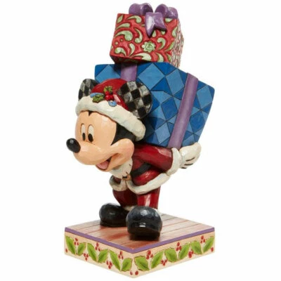 Disney Traditions Figurine - Old St. Mick with Gifts - Mickey Mouse Collectible - Image 1 of 4