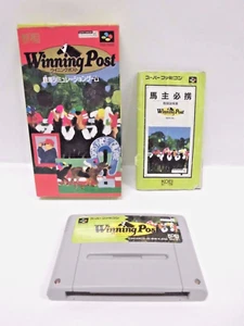 SNES -- WINNING POST -- Can save! Boxed. Super famicom. Japan game. 13595 - Picture 1 of 12