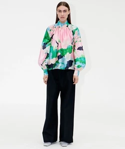 Top blusa STINE GOYA Eddy Clouds taglia M media multicolore astratto - Foto 1 di 15