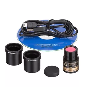 Amscope 12MP USB 2.0 Color CMOS Digital Okular Mikroskop Kamera - Bild 1 von 6