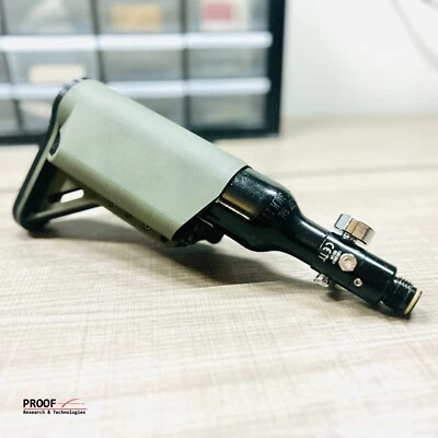 HOMEMADE Clam Shell Air Tank Stock (Buttstock) for 13ci, 15ci, 17ci, and 22ci HPA Tanks