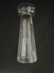 Hyazinthen Glas Vase Art Déco mundgeblasen gerippt alt Antik wunderschön - Bild 1 von 4