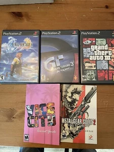 3 Games PlayStation 2 Final Fantasy X, Grand Theft auto 3, Grand Turismo 3. PS2 - Picture 1 of 22