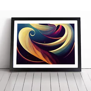Galaxy Art Nouveau Abstract Wall Art Print Framed Canvas Picture Poster Decor - Picture 1 of 7