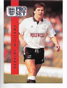 1990-91 Pro Set Geraint Williams Card