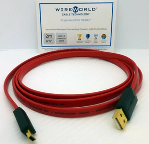 WireWorld Starlight 7 USB digital audio 2 meter A to mini-B - Picture 1 of 4