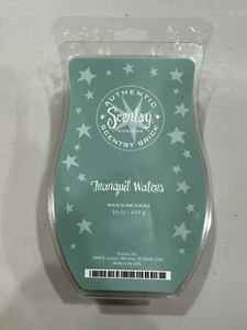 SCENTSY 15 OZ BRICK TRANQUIL WATERS DISCONTINUED RETIRED NOS - Picture 1 of 3