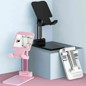Adjustable Cell Phone Tablet Stand Desktop Holder Mount Mobile Phone iPhone iPad - Picture 1 of 14